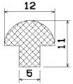 MZS 25057 - EPDM sponge rubber profiles - Door-frame profiles MZS 25057 - EPDM sponge rubber profiles - Door-frame profiles
