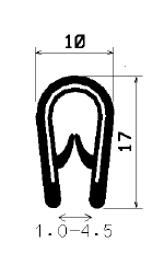 SD-0047 - Co-Ex-Profile mit Metalleinsätze - Kantenschutzprofile