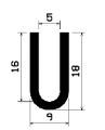 - TU1- G598 - EPDM-Gummi -Profile - U-Profile