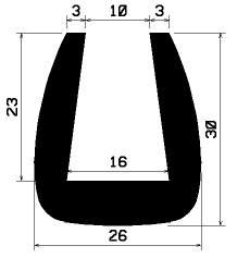 SL 2024 - without metal insert - Edge protection profiles