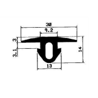 FA 2610 - EPDM Gummi-Profile - Abdeckung und T-Profile