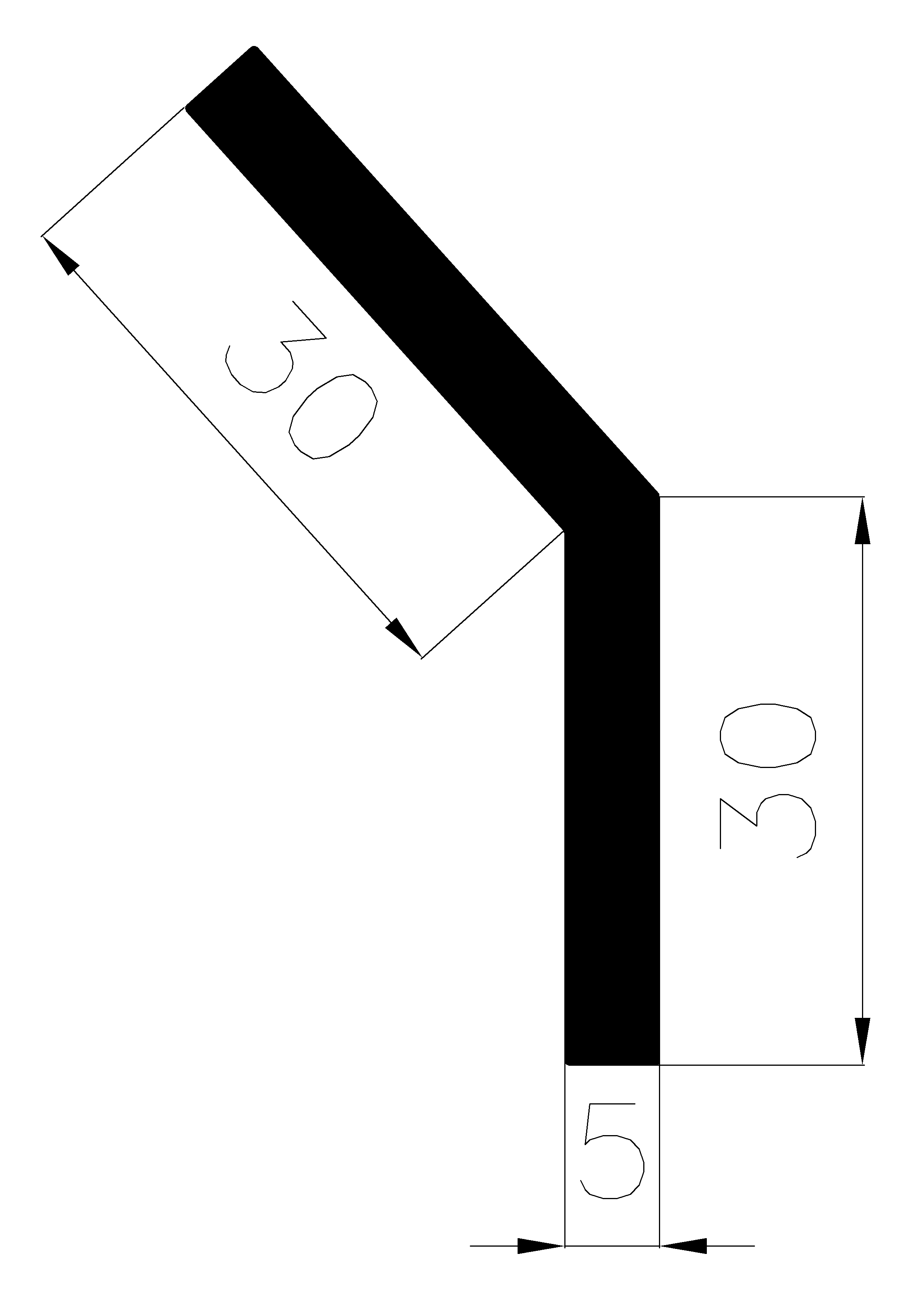 10150360KG - rubber profiles - Angle shape profiles