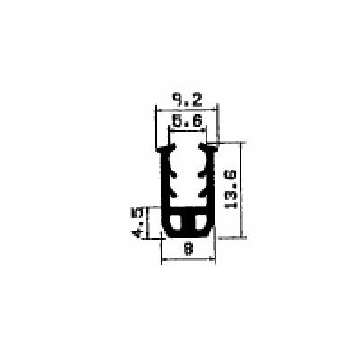 TU1- 2551 - EPDM-Gummi -Profile - U-Profile