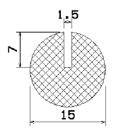 MZS 25415 - sponge profiles - U shape profiles