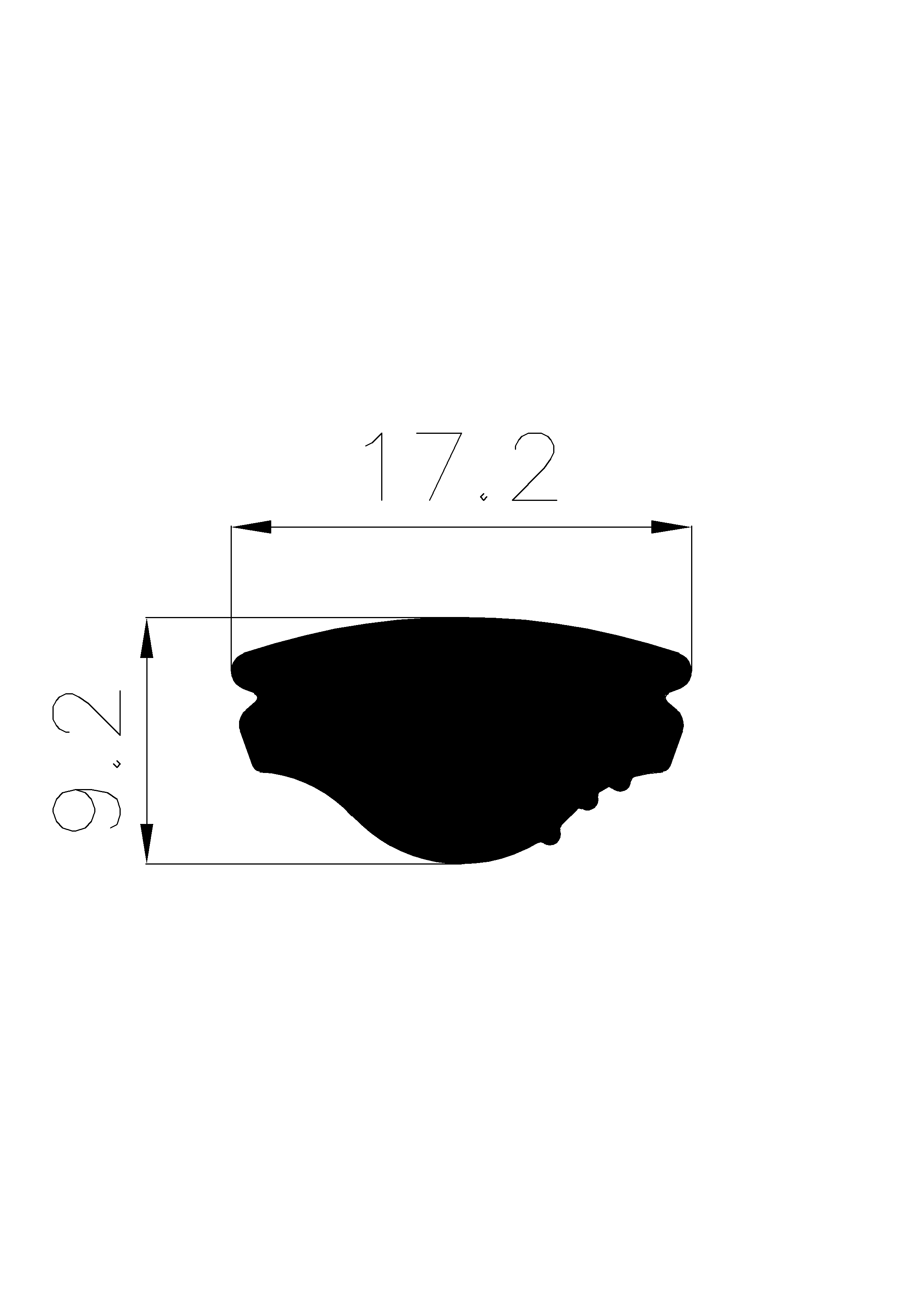 11470380KG - EPDM Gummi-Profile - Abdeckung und T-Profile