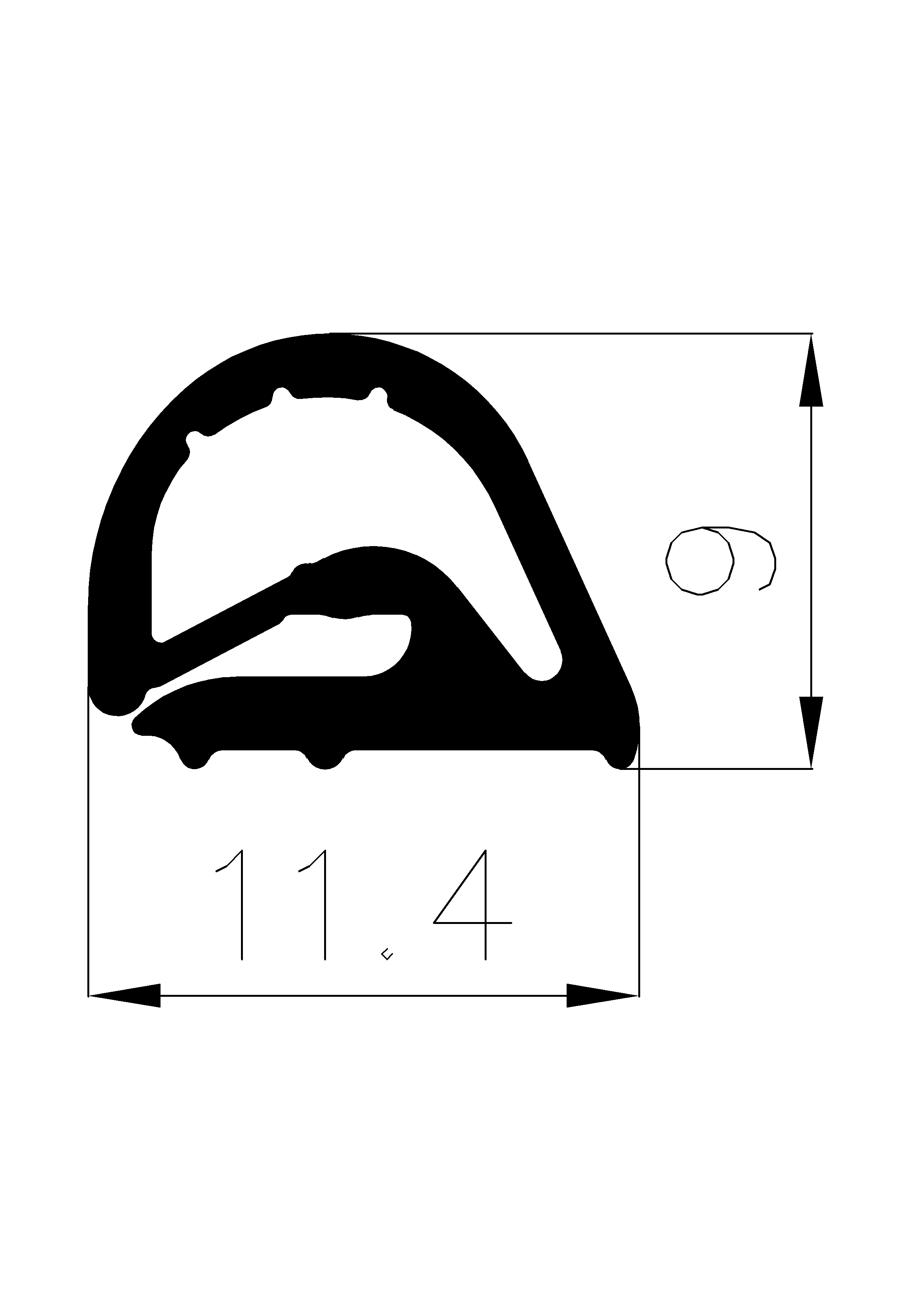 11670365KG - Co-Ex-Profile ohne Metalleinsätze - Kantenschutzprofile