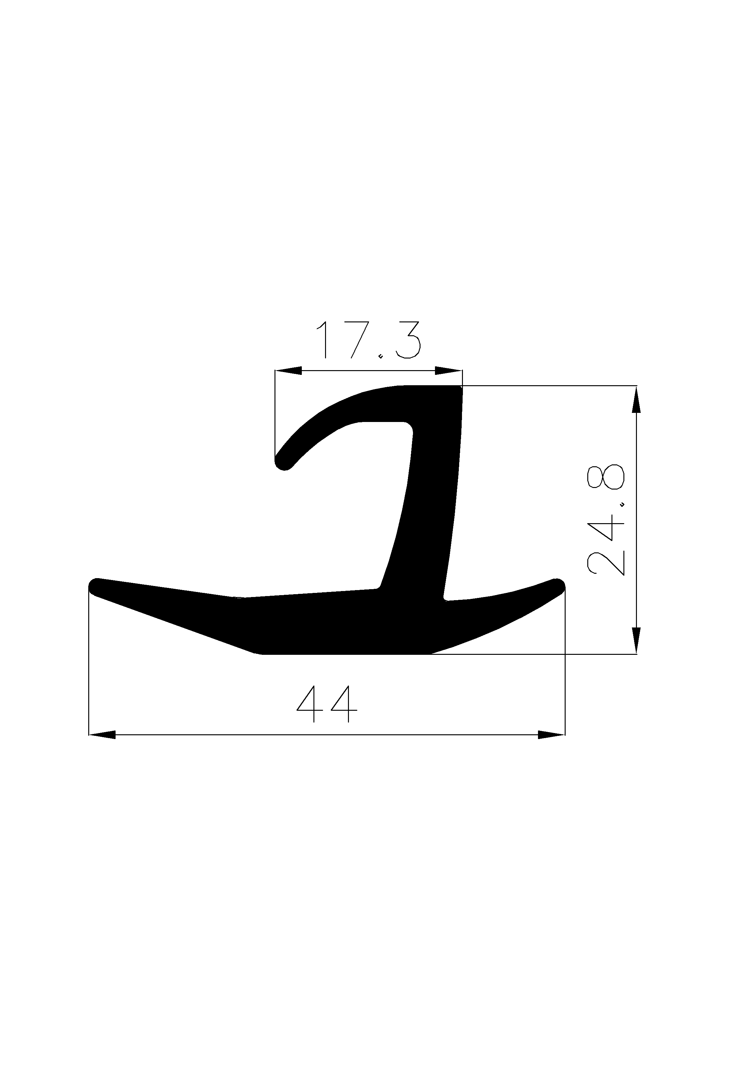11830365KG - rubber profiles - Cover and T-profiles 11830365KG - rubber profiles - Cover and T-profiles