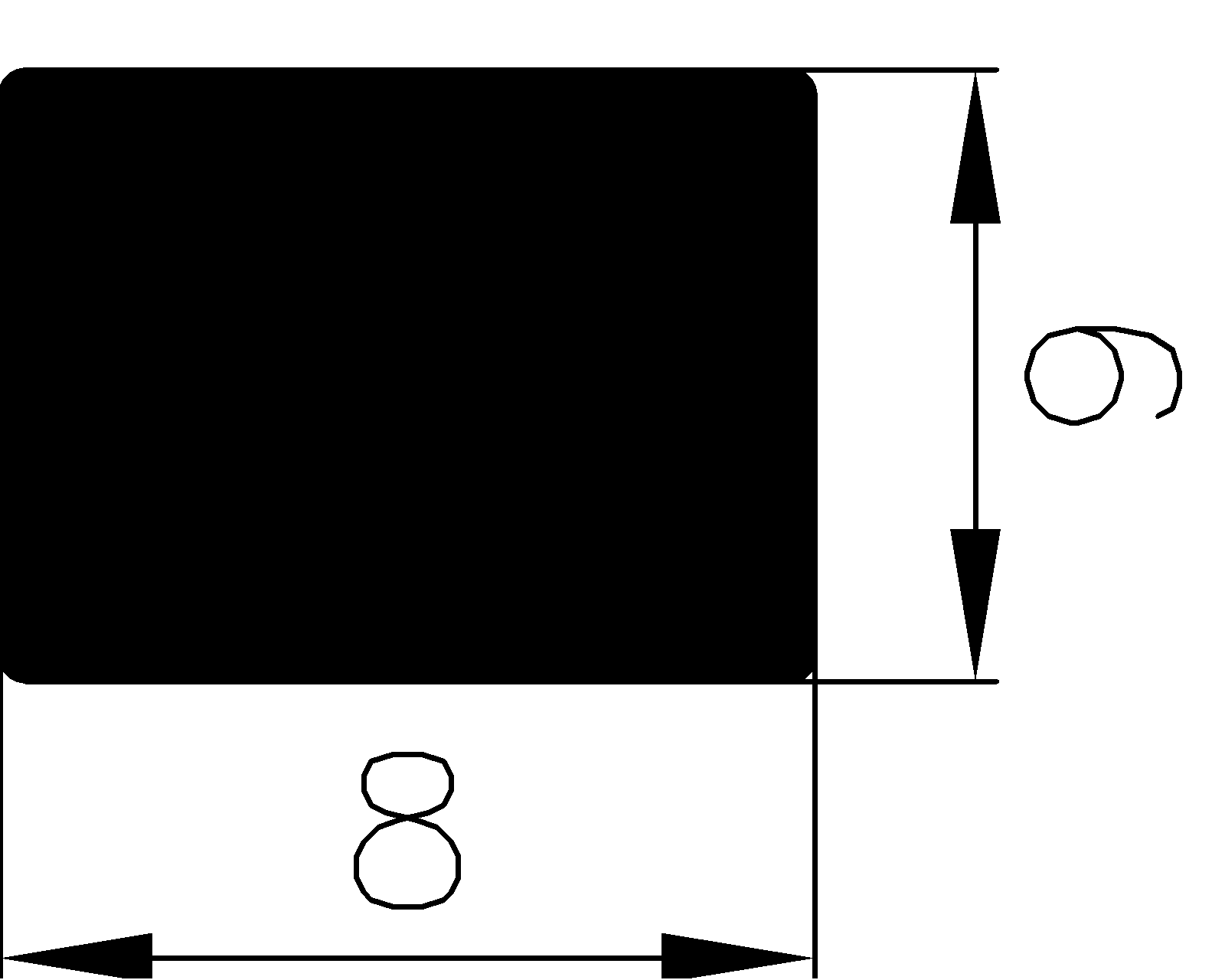 14690160KG - silicone profiles - Square profiles