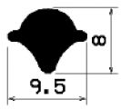 KL FR 0669 - EPDM Dichtungs-Gummiprofile - Klemmprofile / Befestigungs- und Dichtungsprofile