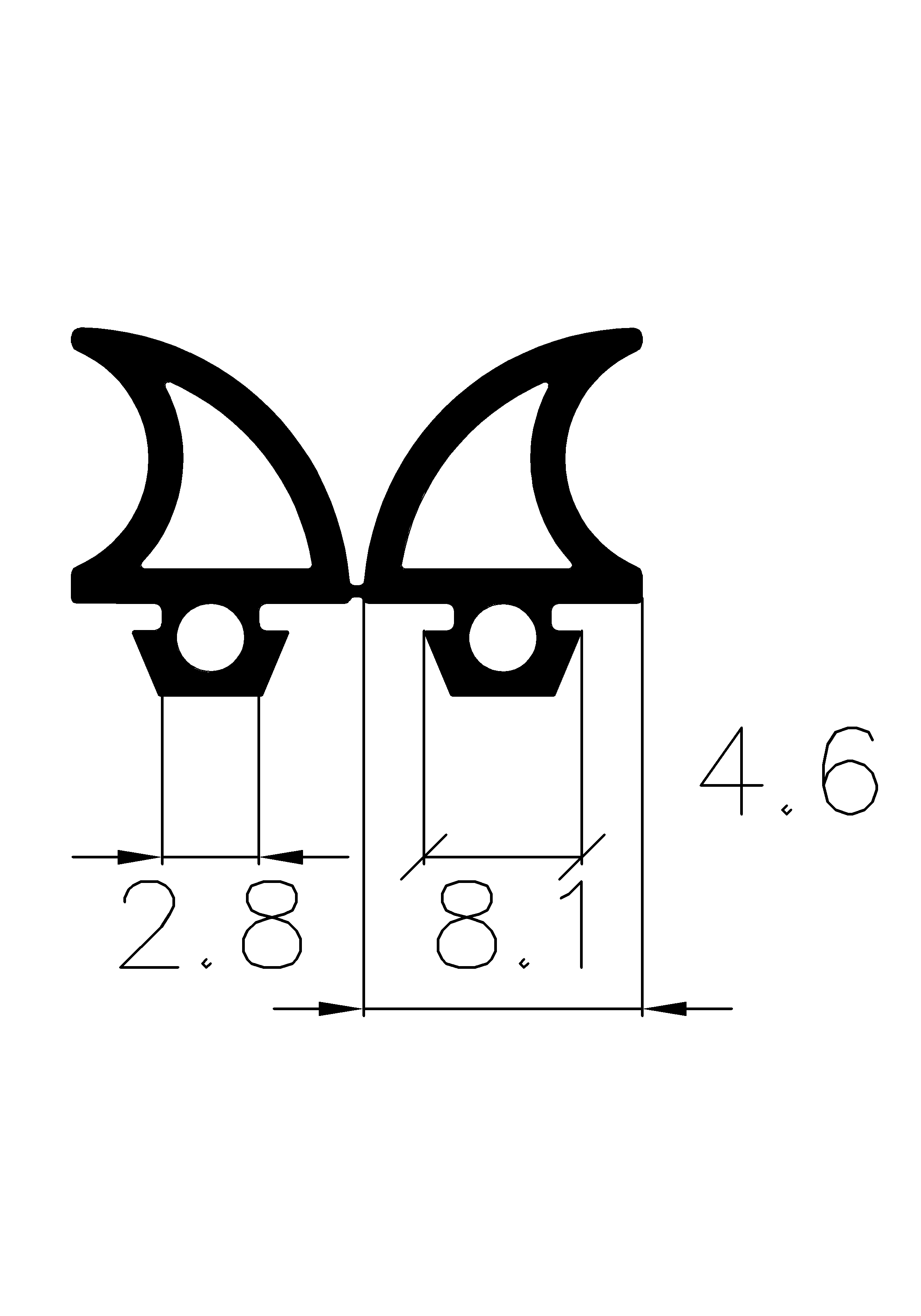 1710365KG - rubber profile - Door-frame profiles