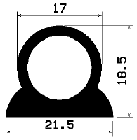 RT 0387 - EPDM-Kautschukprofile - Rolltor- und Fingerschutzprofile