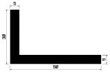 Wi 0677 - Gummi-„L”-Profil - Winkelprofile / L-Profile