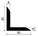 Wi 0683 - Gummi-„L”-Profil - Winkelprofile / L-Profile