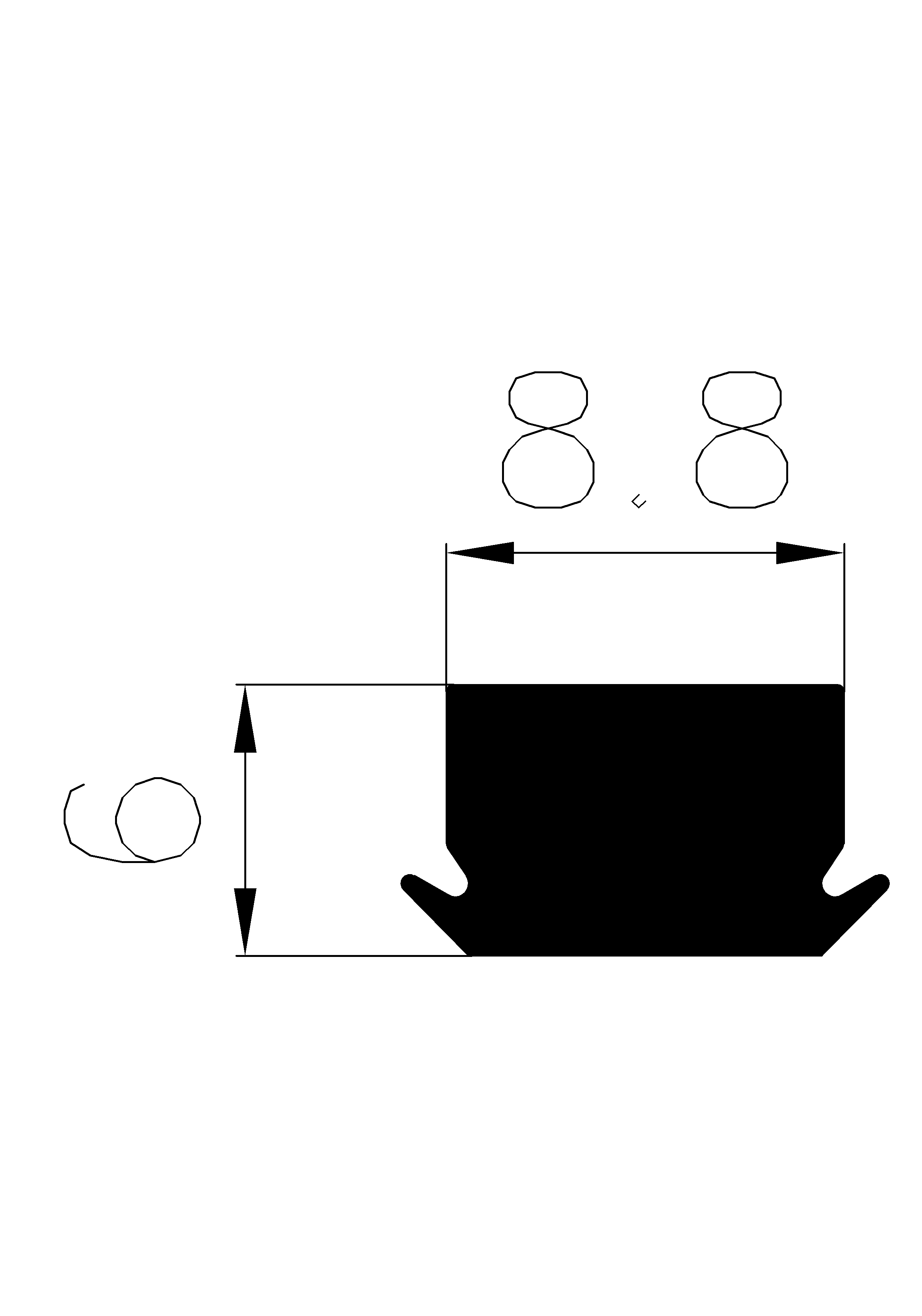 2700365KG - rubber profiles - Square profiles