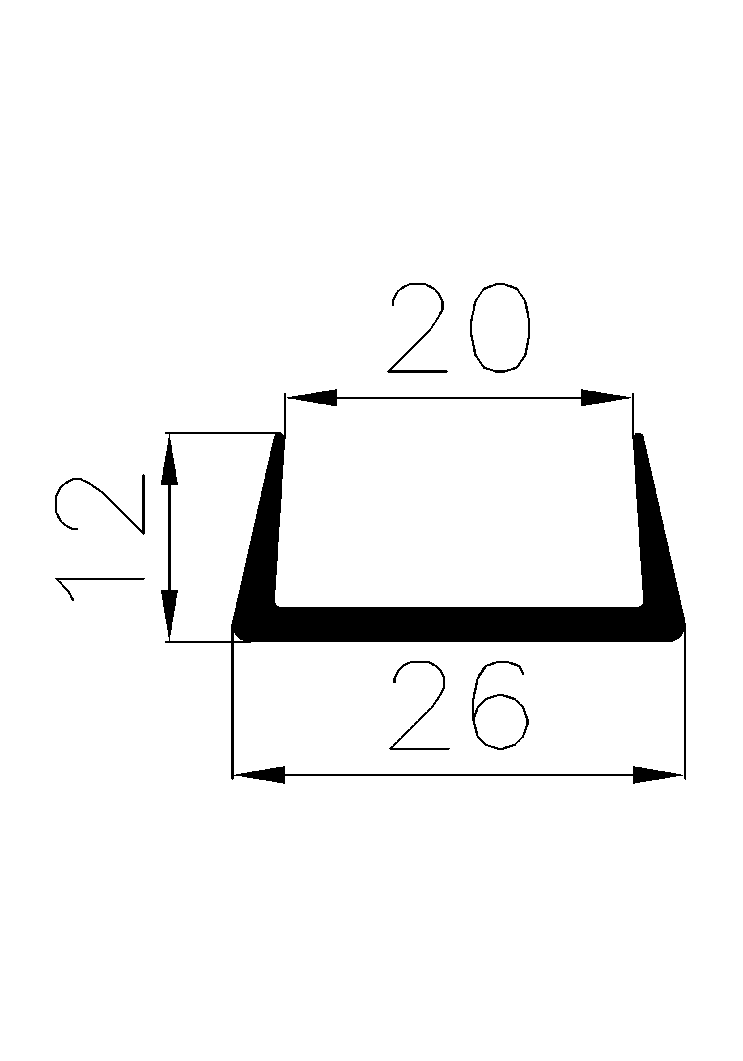 2900360KG - rubber profiles - U shape profiles