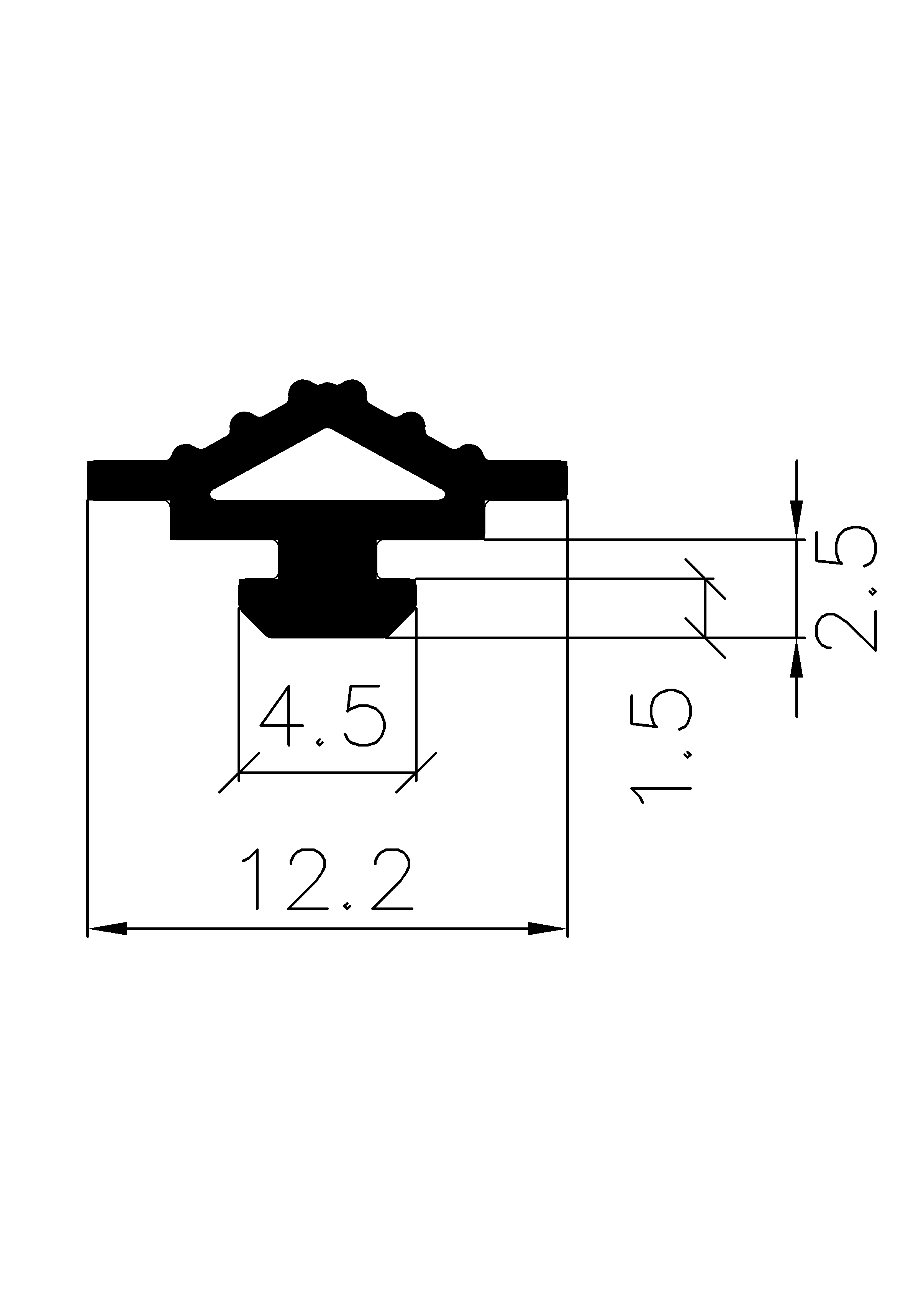 2980160KG - silicone rubber profiles - Door-frame profiles