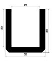 TU1- 0876 - EPDM-Gummi -Profile - U-Profile