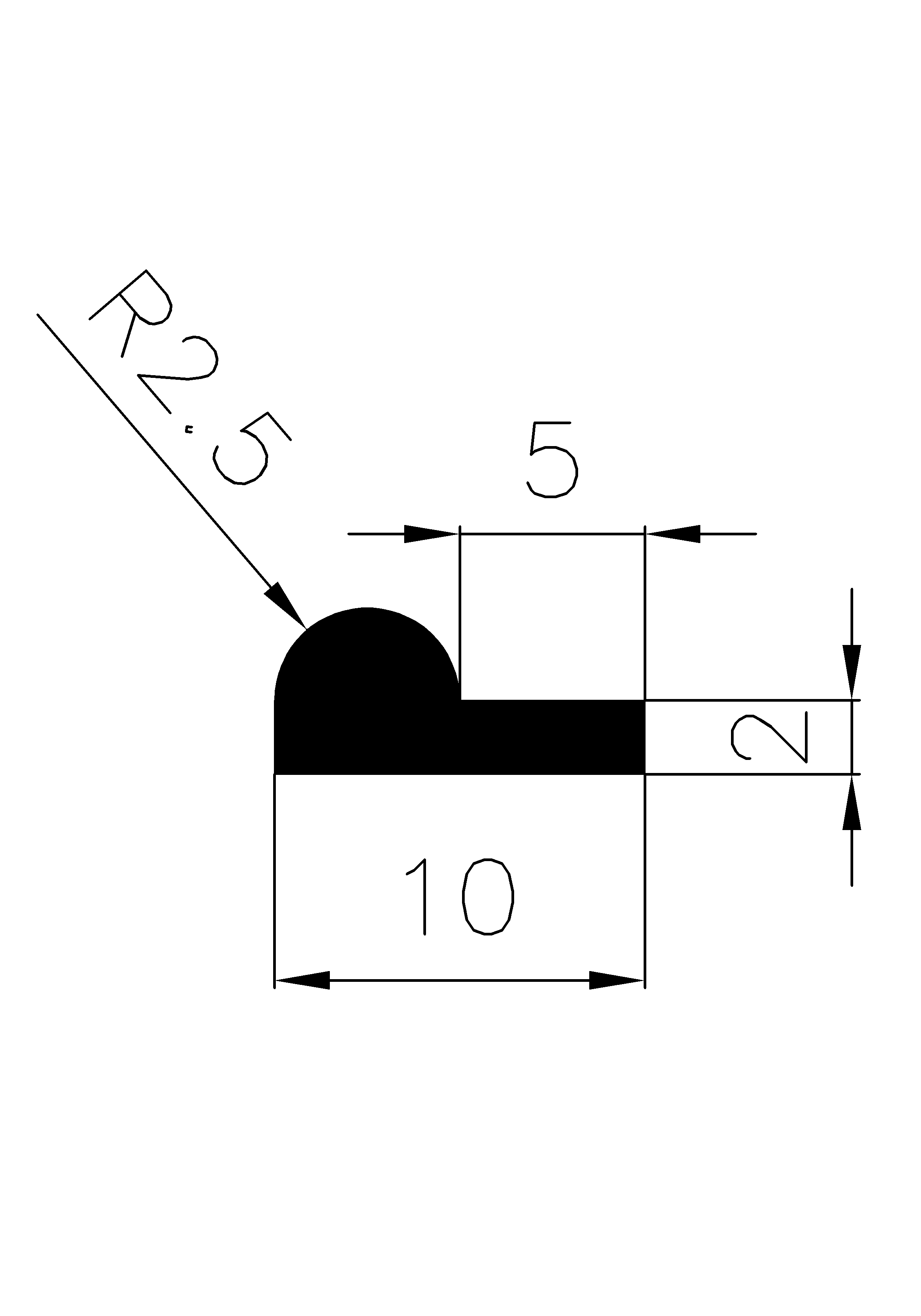 2990160KG - Silikon Profile - Fahnenprofile bzw. P-Profile