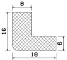 MZS 25352 - sponge profiles - Flag or 'P' profiles