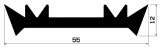 F 0916 - EPDM-Profile - Schutzmaskenprofile