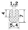 MZS 25265 - rubber profiles - U shape profiles