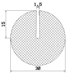 MZS 25277 - sponge profiles - U shape profiles