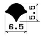 KL FR 0985 - EPDM Dichtungs-Gummiprofile - Klemmprofile / Befestigungs- und Dichtungsprofile