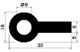 FN 1014 - Silikon Profile - Fahnenprofile bzw. P-Profile