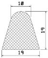 MZS 25337 - EPDM-Schaumgummi-Profile - Halbrundprofile / D-Profile