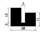 TU1- 1152 - EPDM-Gummi -Profile - U-Profile