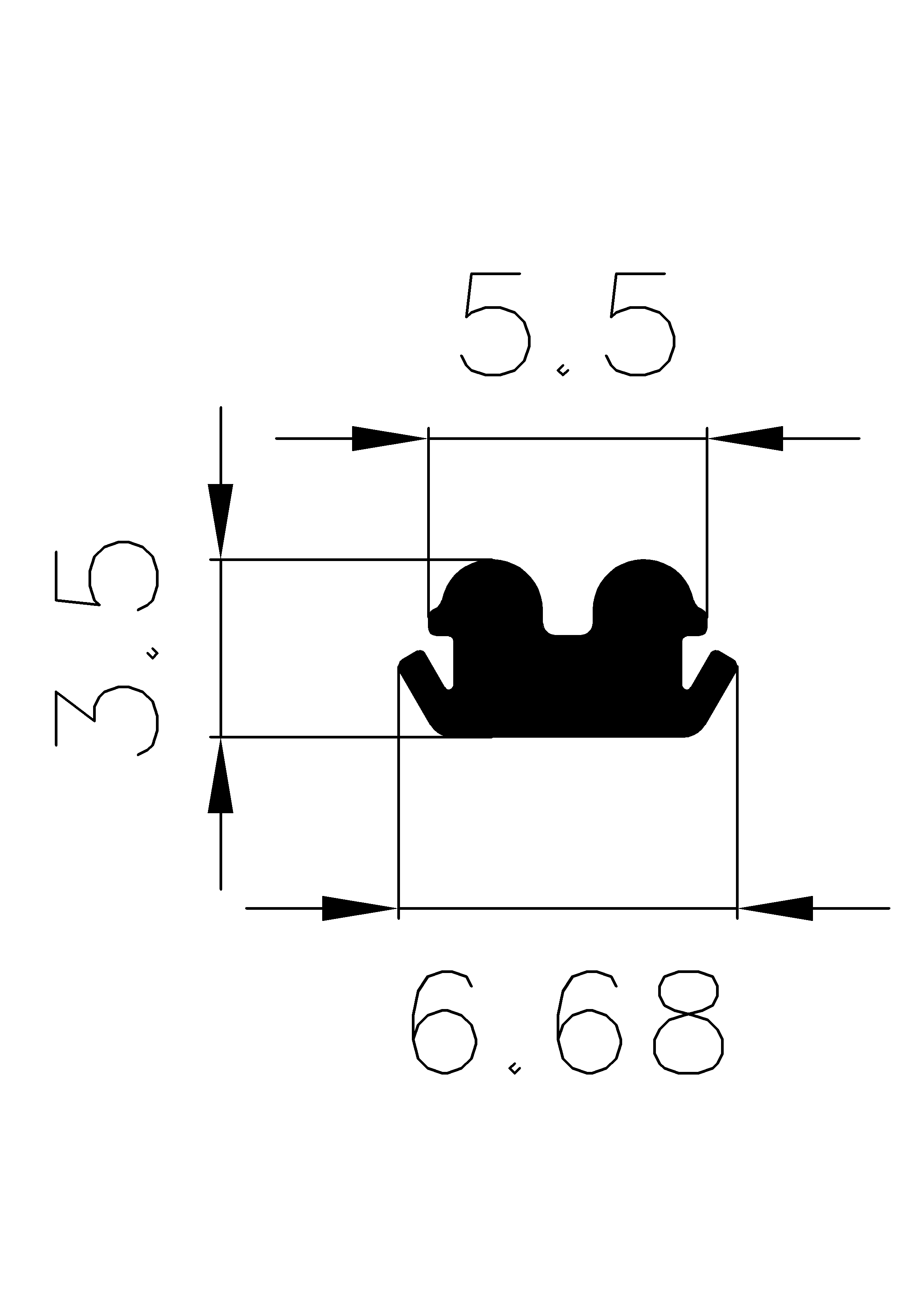 3820130KG - Silikon Profile - Abdeckung und T-Profile