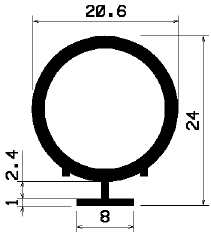 RT 1194 - EPDM-Kautschukprofile - Rolltor- und Fingerschutzprofile