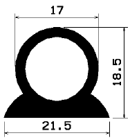 RT 1214 - Silikon-Kautschukprofilen - Rolltor- und Fingerschutzprofile