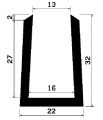 TU1- 1222 - EPDM-Gummi -Profile - U-Profile