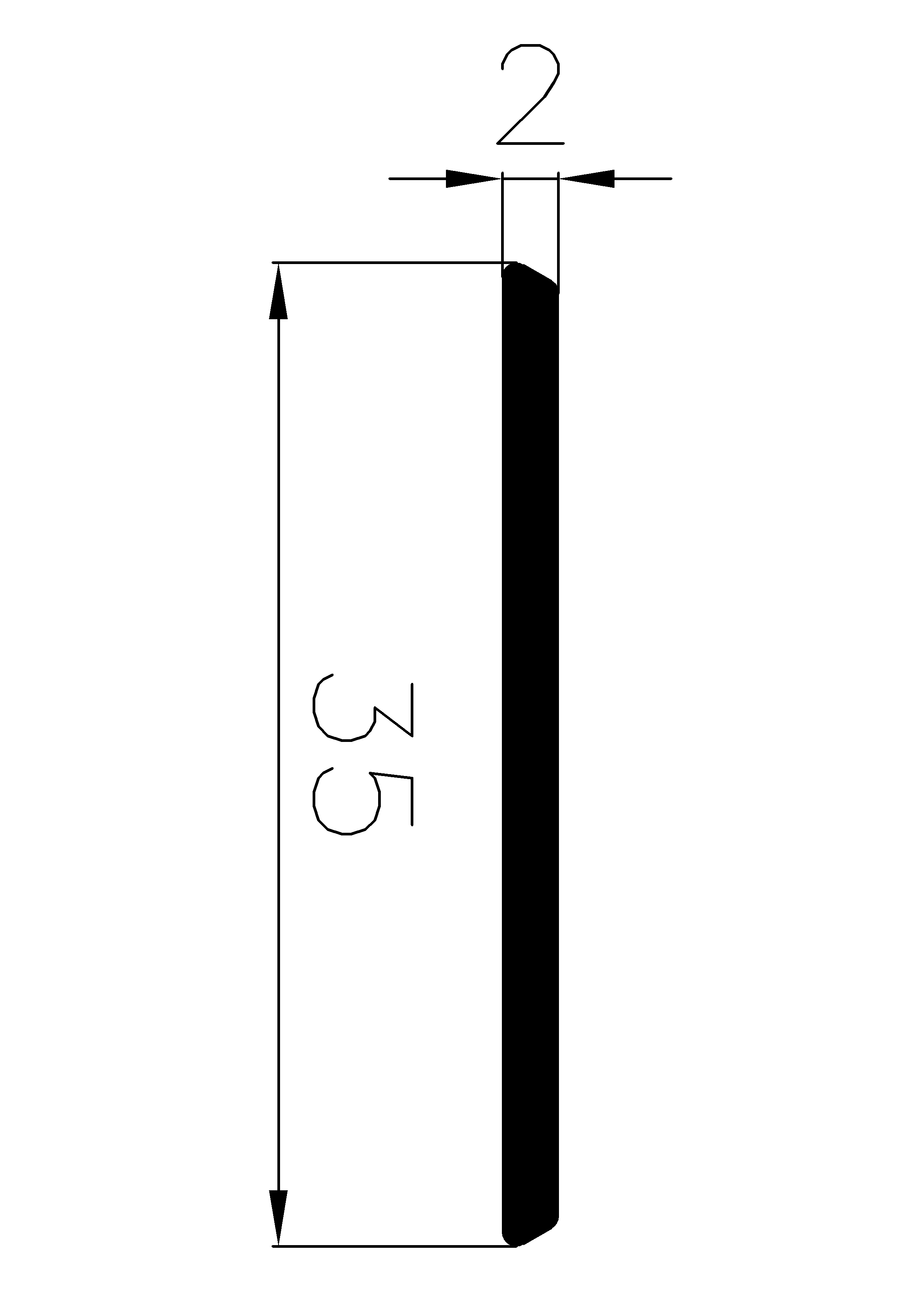 4050403KG - szivacs gumiprofilok - Négyszögalakú profilok