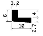 Wi 1262 - Gummi-„L”-Profil - Winkelprofile / L-Profile