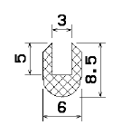 MZS 25404 - sponge profiles - U shape profiles