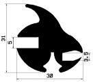 KL 1428 - EPDM-Befestigungsprofile - Klemmprofile / Befestigungs- und Dichtungsprofile