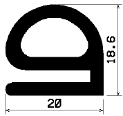 RT 1461 - Silikon-Kautschukprofilen - Rolltor- und Fingerschutzprofile