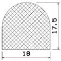MZS 25526 - EPDM sponge profiles - Semi-circle, D-profiles MZS 25526 - EPDM sponge profiles - Semi-circle, D-profiles