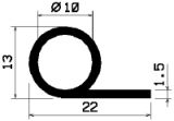 FN 1730 - Silikon Profile - Fahnenprofile bzw. P-Profile