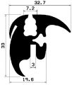 KL 1793 - EPDM-Befestigungsprofile - Klemmprofile / Befestigungs- und Dichtungsprofile