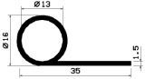 FN 1812 - Silikon Profile - Fahnenprofile bzw. P-Profile