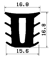 8040360KG - rubber profiles - Cover and T-profiles