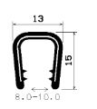 SD-0910 - Co-Ex-Profile mit Metalleinsätze - Kantenschutzprofile