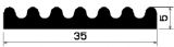 F 1923 - EPDM-Profile - Schutzmaskenprofile