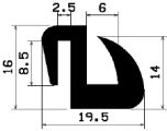 KL 2200 - rögzítő EPDM  profilok - Rögzítő és feszítő profilok