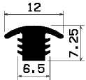 FA 2300 - EPDM Gummi-Profile - Abdeckung und T-Profile