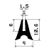 TU1- 2335 - EPDM-Gummi -Profile - U-Profile