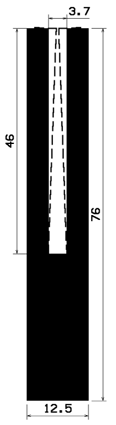 TU1- 2350 - EPDM-Gummi -Profile - U-Profile